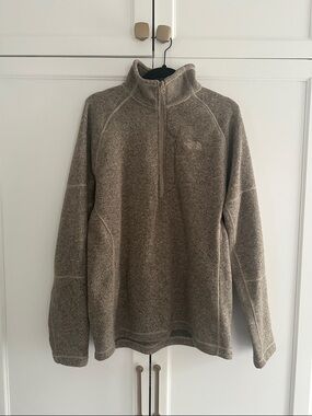 The North Face Men's Half-Zip Fleece Pullover - Taupe